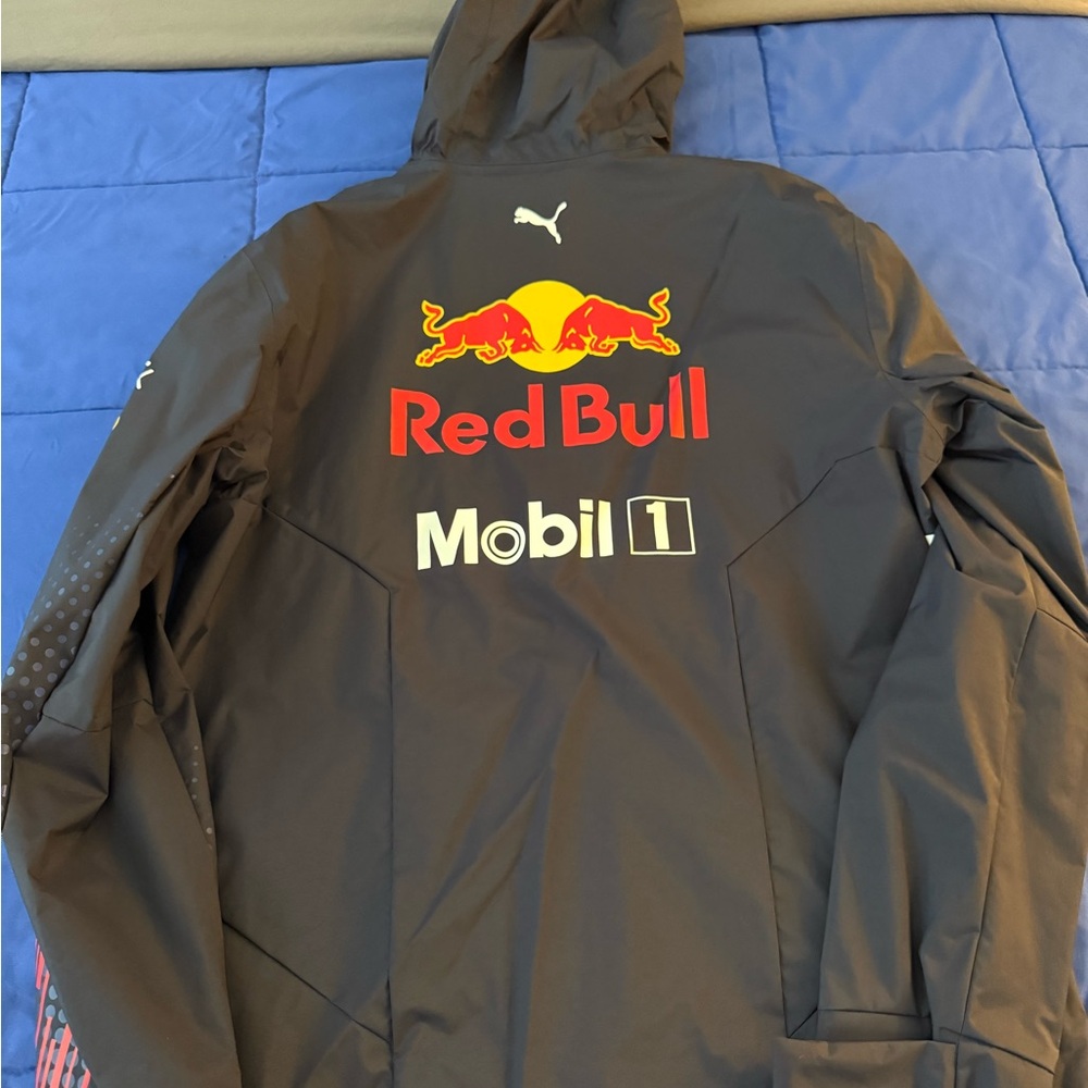 Puma Men's Blue Performance Racing Jacket - Picture 7 of 7